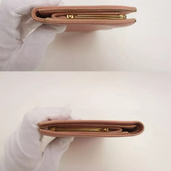 💎 Authentic CHANEL Wallet Caviar Pink Leather Bifold Long Wallet 💎 - Picture 6 of 14